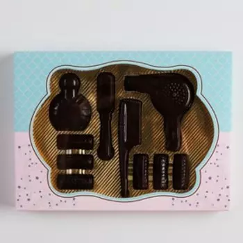 Подарочный набор фигур из тёмного шоколада "Вам, красавицы!", 180 г