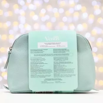 Подарочный набор Gilette Venus бритва с 1 кассетой + сменные кассеты 1 шт. + косметичка