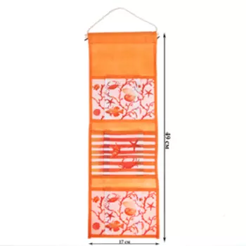 Подарочный набор "Исполнения желаний": кармашек подвесной пластиковый на 3 отделения и мочалка