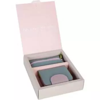 Подарочный набор: кошелёк/ключница, цвет голубой