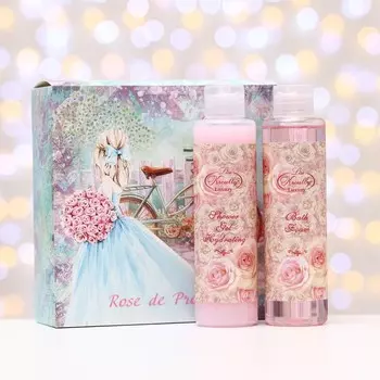 Подарочный набор Liss Kroully: гель для душа, 260 мл + пена для ванн, 260 мл