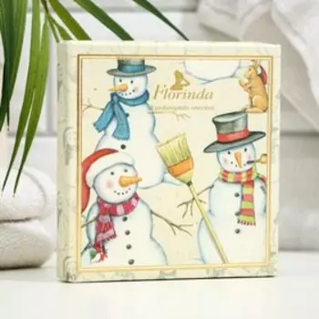 Подарочный набор мыла FLORINDA "Счастливого Рождества", Белый Мускус, 2 шт. по 100 г