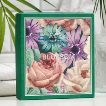 Подарочный набор мыла FLORINDA "Таинственный сад", Зеленые цветы, 2 шт. по 200 г