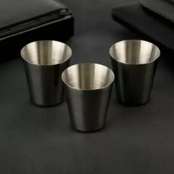 Подарочный набор "Охотник №1", фляжка 210 мл, стопки 3 шт