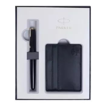 ПОДАРОЧНЫЙ набор Parker: ручка перьевая 2121991 + Ежедневник датированный 2023, коричневый (7609087) + ПОДАРОЧНЫЙ ПАКЕТ