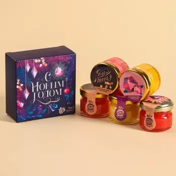 Подарочный набор «С Новым годом!»: чай, крем-мёд