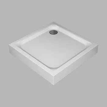 Поддон душевой AM.PM Gem W90T-403-090W, 900х900х160 мм, ABS-пластик, белый