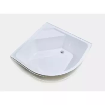 Поддон душевой "Душ Сити", полукруглый, глубокий, 800х800х460 мм, экран, каркас, акрил