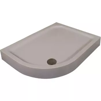 Поддон душевой GROSSMAN для GR-2120R/4120R, 120х80х15 см, акриловый, правый, полукруглый