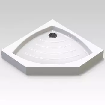 Поддон душевой Veconi Tezeo TZ03-100T-01-19C1, 1000х1000х140 мм, акриловый, угловой