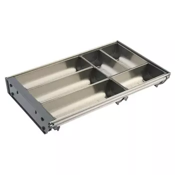 Поддон из нержавеющей стали CAPPIO, 280х472х65 мм