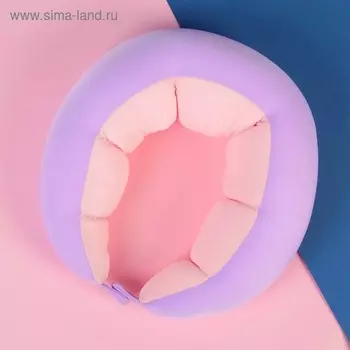 Подголовник-антистресс, на застёжке, цвет сиреневый