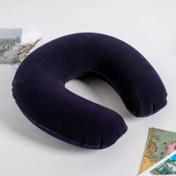 Подушка для путешествий «Черный», форма овал