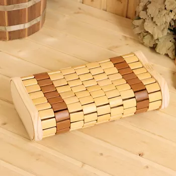 Подголовник для бани и сауны «Подушка», 35.7209 см, деревянный, «Добропаровъ»