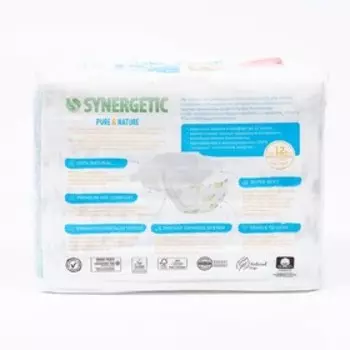 Подгузники Synergetic Pure Natur дышащие ультратонкие, размер 4 MAXI, 42 шт.