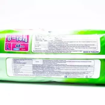 Подгузники-трусики GOO.N Cheerful Baby L (8-14 кг), 48 шт.