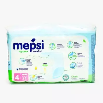 Подгузники-трусики Mepsi размер L (9-16), 22 шт