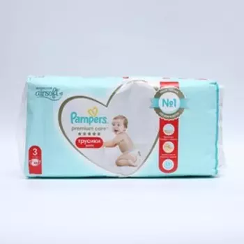Подгузники-трусики Pampers Premium Care, 6-11 кг, 48 шт.