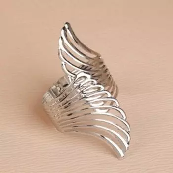 Подхват для штор «Крылья», d=610 см, цвет серебряный