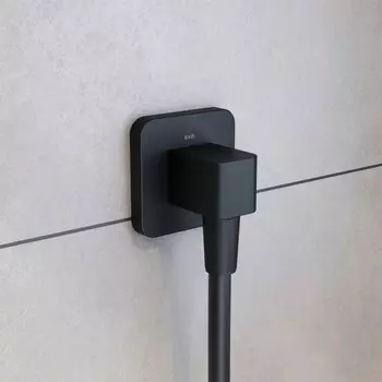 Подключение для душевого шланга IDDIS SLIBL00i62, 55 х 70 мм, черный