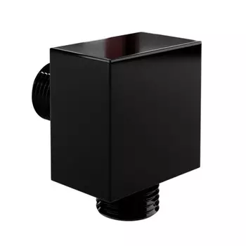 Подключение для душевого шланга WasserKRAFT A178, латунь, черный