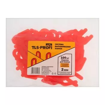 Подкова для плитки "TLS-Profi", 2 мм, 100 штук