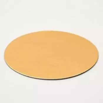 Подложка для торта, 24 см, золото, 0.8 мм