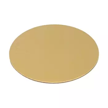 Подложка усиленная, 20 см, золото, 2,5 мм, набор 5 шт.