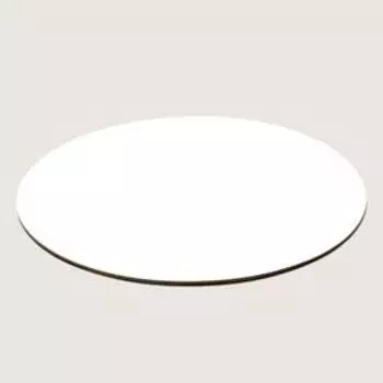 Подложка для торта усиленная 36 см, золото - жемчуг, 3.2 мм