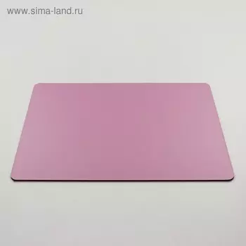 Подложка усиленная, прямоугольная, золото - розовый, 30 х 40 см, 3,2 мм