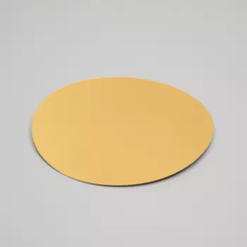 Подложка для торта, золото, 22 см, 0.8 мм