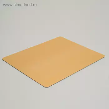 Подложка, золото - жемчуг, 20 х 20 см, 2,5 мм