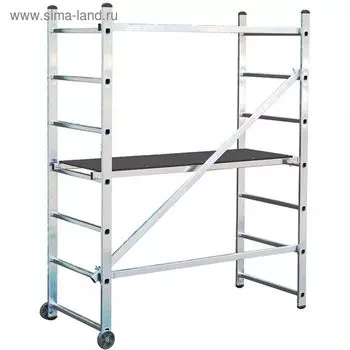 Подмости передвижные KRAUSE CORDA, алюминиевые, рабочая высота 3 м