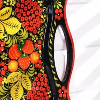 Поднос, 38х23 см, с художественной росписью