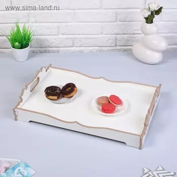 Поднос деревянный "Прованс" с ламинацией