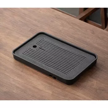 Чабань для чайной церемонии ДЖЕКИЧАЙ, 3624 см, керамика, чёрный