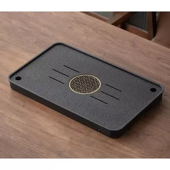 Чабань для чайной церемонии ДЖЕКИЧАЙ, 43.526.53.5 см, керамика, чёрный