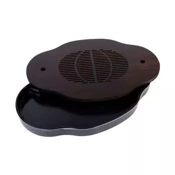 Чабань для чайной церемонии ДЖЕКИЧАЙ, 45313.8 см, бамбук, чёрный поддон