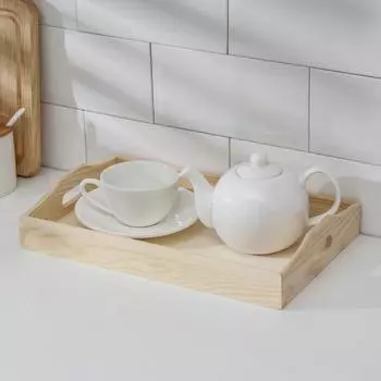 Поднос для завтрака Доляна Woodie, 3220 см, сосна