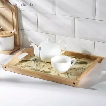 Поднос для завтрака «Уют», 39×27 см