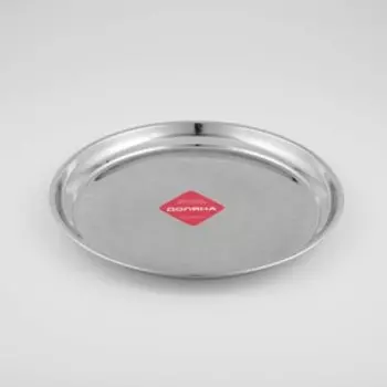 Поднос Доляна «Индия», d=35 см, нержавеющая сталь, серебристый