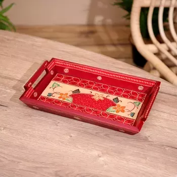 Поднос из дерева, батик, 30195 см