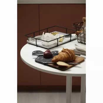 Поднос Liberty Jones Marm, белый мрамор, размер 33х23 см, цвет белый мрамор