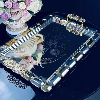 Поднос прямоугольный Lenardi, длина 48 см