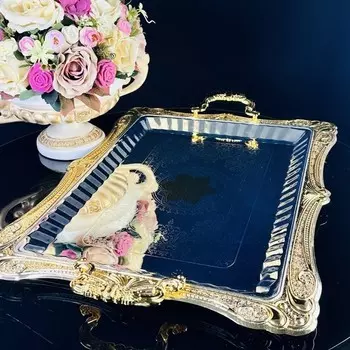 Поднос прямоугольный Lenardi, длина 53 см