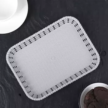 Поднос прямоугольный Доляна «Плетение», 20.5152 см, МИКС