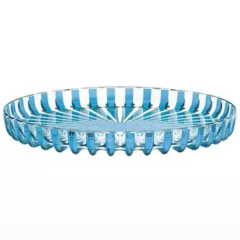 Поднос сервировочный Guzzini Dolcevita, d=31 см, цвет бирюзовый