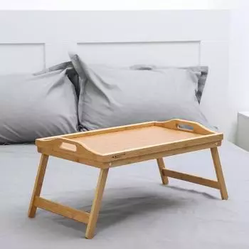 Столик-поднос для завтрака со складными ножками, 503023 см, бамбук