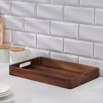 Поднос «Тропики», 36244,4 см, акация