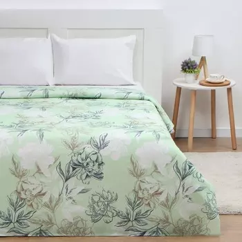 Пододеяльник 1,5сп Экономь и Я Symphony:green, 147*210±3 120 гр/м2,100%хлопок,бязь